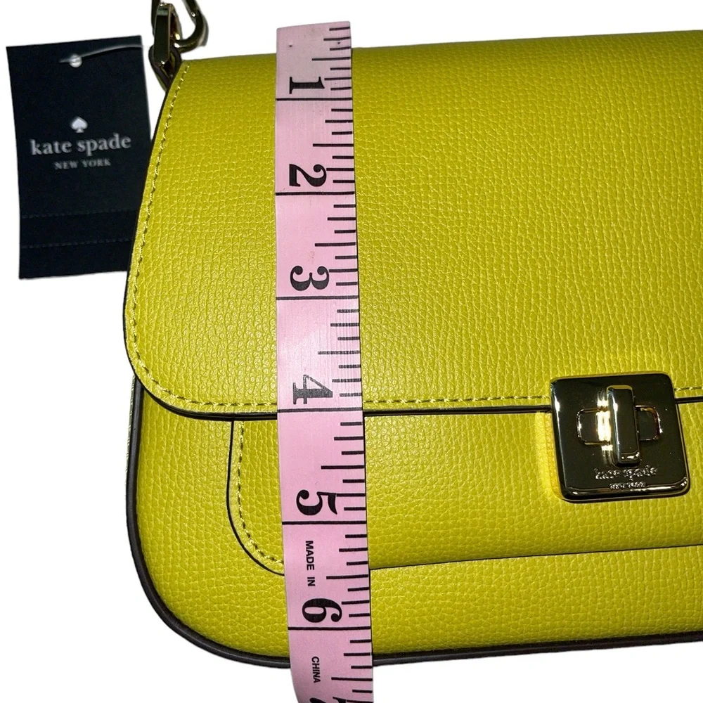 kate spade Phoebe Leather Lime Color Crossbody Bag NWT - Picture 13 of 17